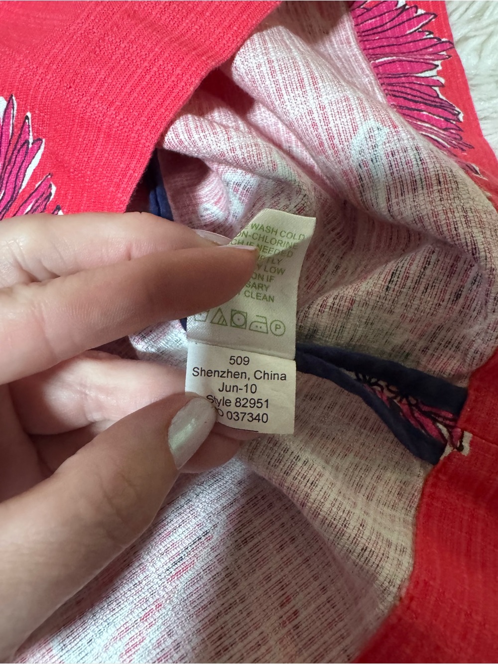 Lilly Pulitzer Stephanie Island Coral Boom Boom shift dress Size 12 With Sleeves - Picture 4 of 12